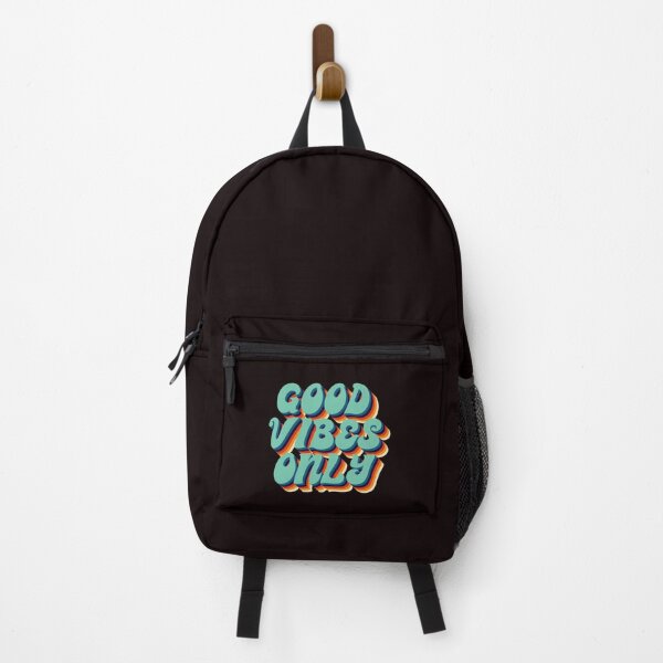 Item preview, Good vibes only quote retro colors designed and sold by NerdnGeekshop.