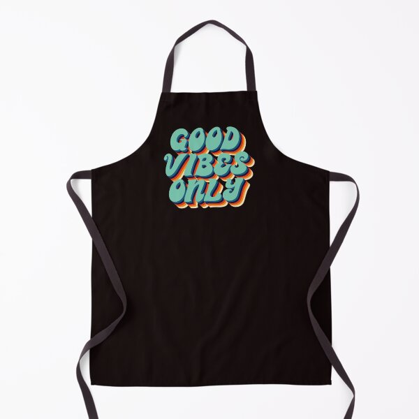 Item preview, Good vibes only quote retro colors designed and sold by NerdnGeekshop.