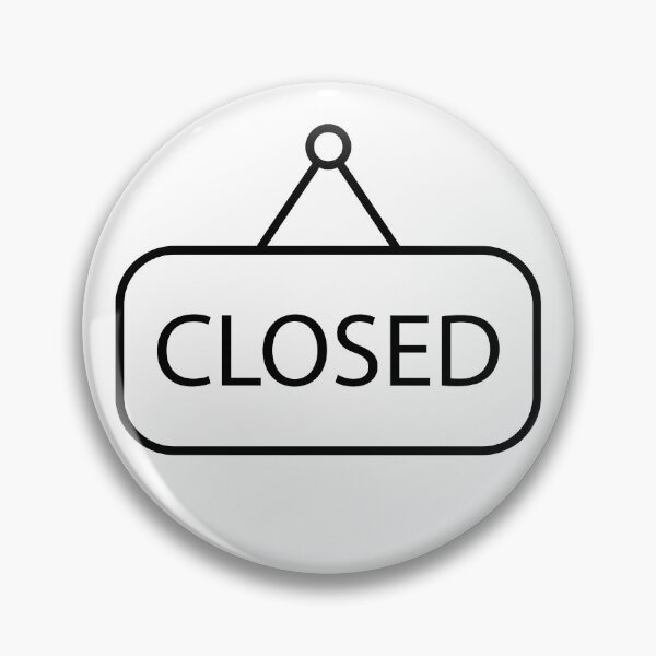 Item preview, CLOSED SIGN designed and sold by azy2shop.