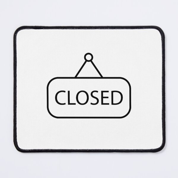 Item preview, CLOSED SIGN designed and sold by azy2shop.