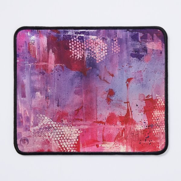 Item preview, Pink and Purple Mixed Media Artwork by Jolene Edwards designed and sold by CurlyClaraBelle.