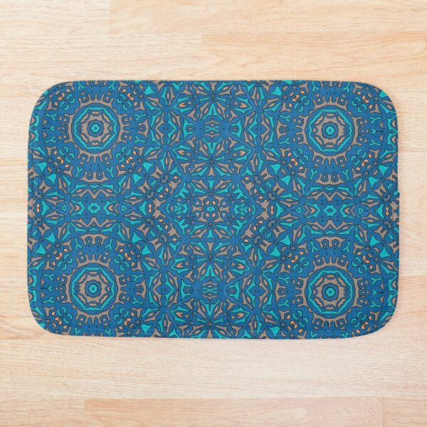 Item preview, Blue floral seamless pattern designed and sold by TheCosmoWest.