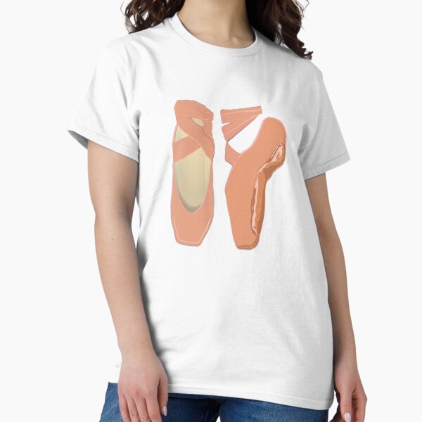 Item preview, Light Brown Skin Tone Ballerina Pointe Shoes (White Background) designed and sold by ArtByLM.