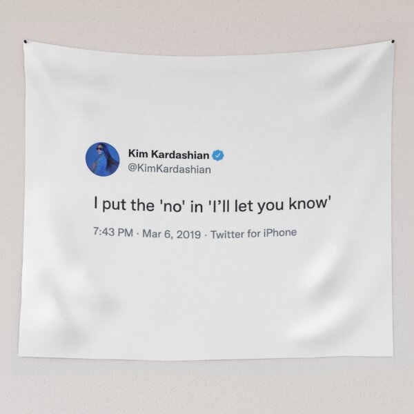 Item preview, Kim Kardashian Tweet designed and sold by ciatt.