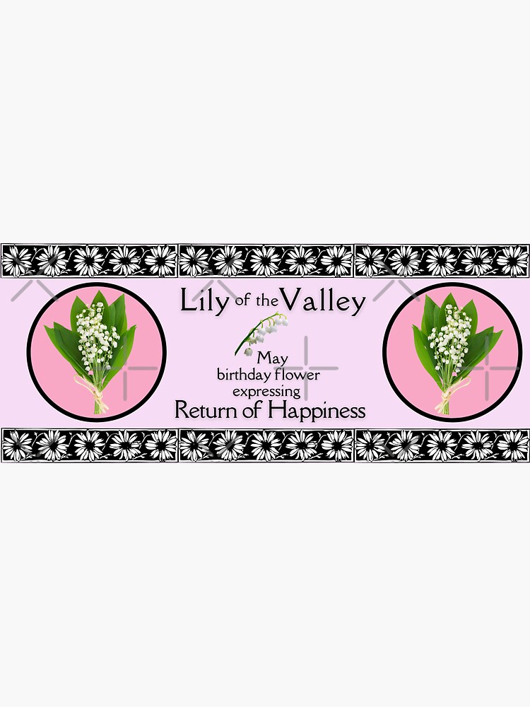 "May birthday, Lily of the Valley, new beginnings, flower language