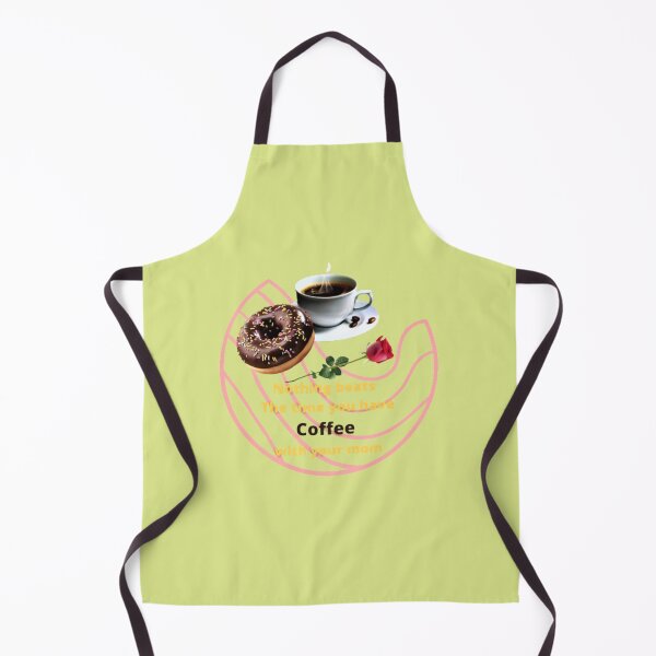 Item preview, nothing beats the time you have coffee with your mom, All Things is Possible With Coffee, funny coffee motivation, Donut coffee morning designed and sold by Nicedeco.