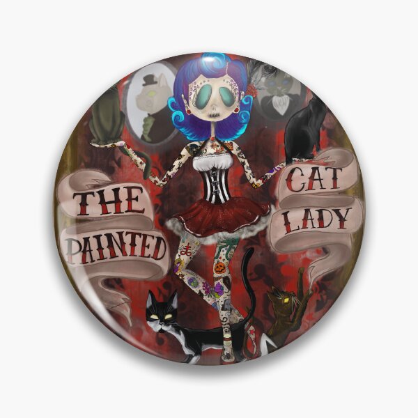 Item preview, Painted Cat Lady designed and sold by crazytatlady.