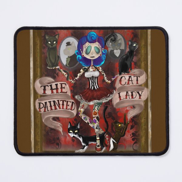 Item preview, Painted Cat Lady designed and sold by crazytatlady.