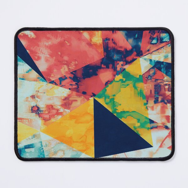 Item preview, abstract geometric triangles trendy pattern designed and sold by cutecrazytshirt.