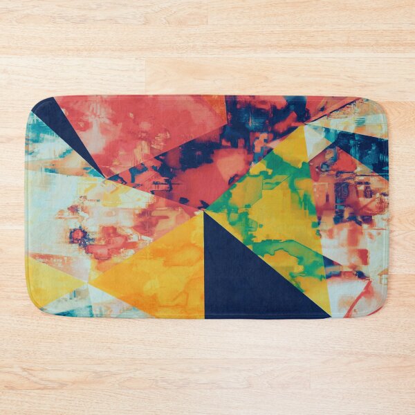 Item preview, abstract geometric triangles trendy pattern designed and sold by cutecrazytshirt.