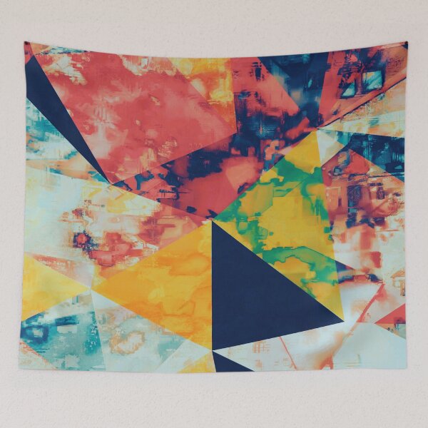Item preview, abstract geometric triangles trendy pattern designed and sold by cutecrazytshirt.