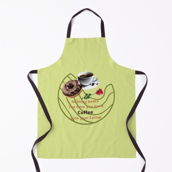 Item preview, nothing beats the time you have coffee with your father, All Things is Possible With Coffee, funny coffee motivation, Donut coffee morning designed and sold by Nicedeco.