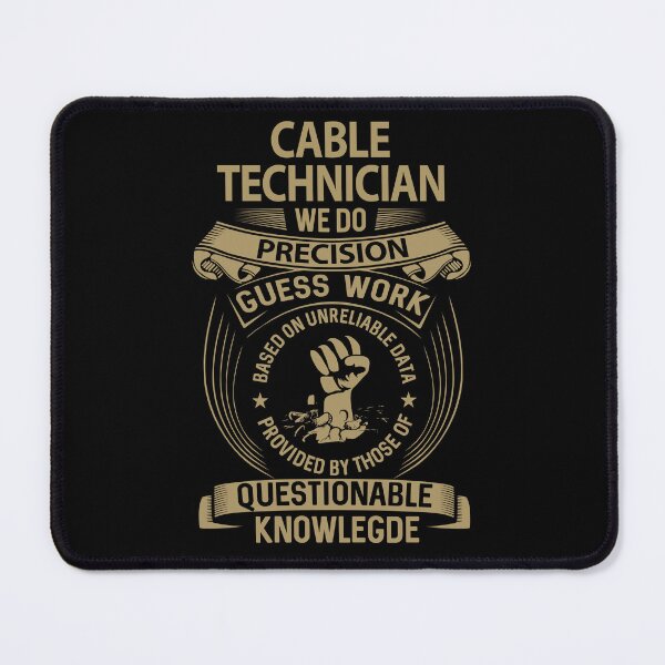 Item preview, Cable Technician T Shirt - We Do Precision Gift Item Tee designed and sold by averiarnol.