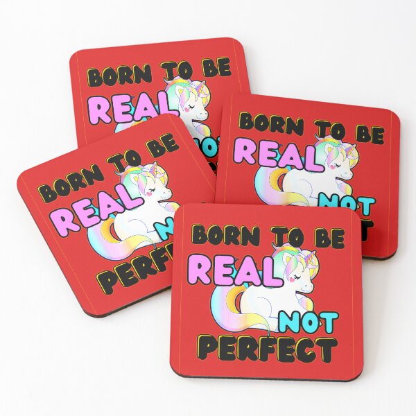 Item preview, Born to be real not perfect designed and sold by JAdotdotDesigns.
