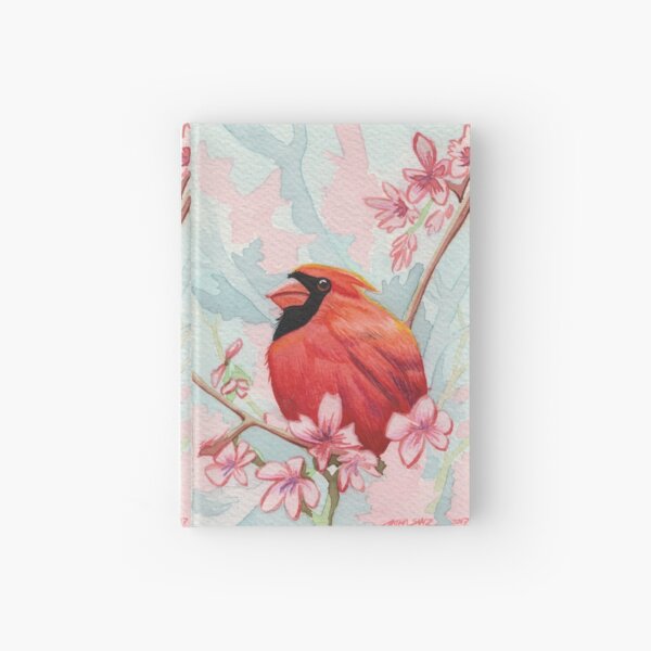 Northern Cardinal Hardcover Journal