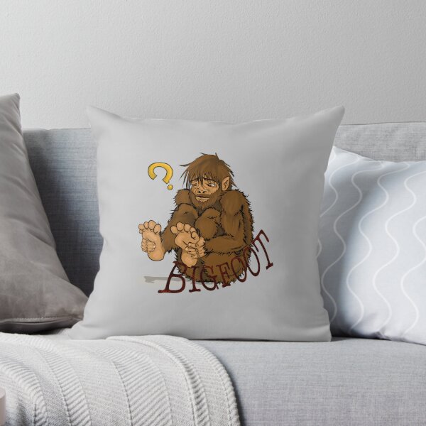 Plush Bigfoot Hairy Pillow