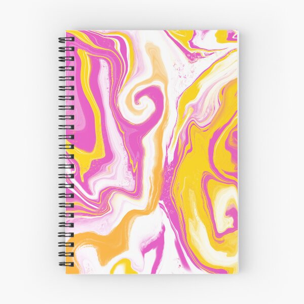 Item preview, Hot pink and orange marbled pattern designed and sold by thephoenixsoul.