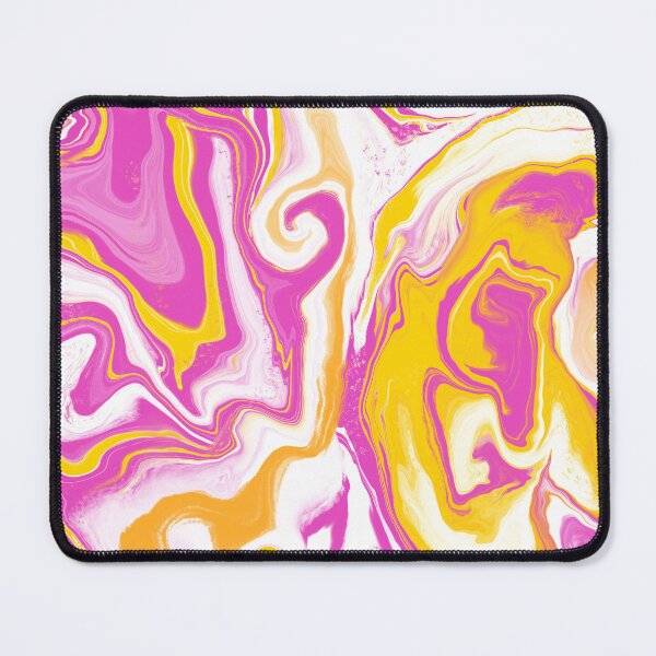 Item preview, Hot pink and orange marbled pattern designed and sold by thephoenixsoul.