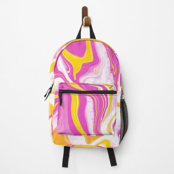 Item preview, Hot pink and orange marbled pattern designed and sold by thephoenixsoul.