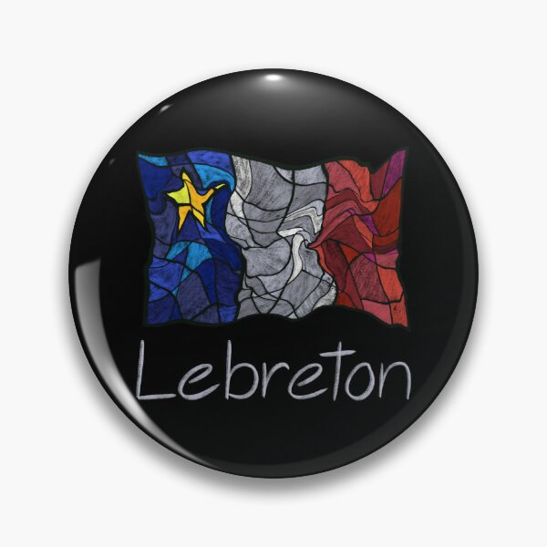 Item preview, Acadian Flag pastel liquid mosaic Lebreton  - Drapeau acadien mosaïque liquide pastel vitrail Lebreton designed and sold by ColoursOfFrance.