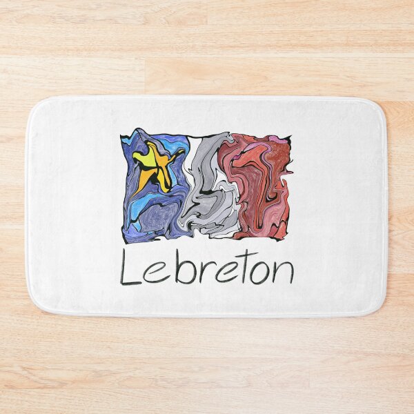 Item preview, Acadian Flag pastel liquid mosaic Lebreton - Drapeau acadien mosaïque liquide pastel vitrail Lebreton designed and sold by ColoursOfFrance.