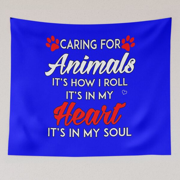 Item preview, Animal Rescue Caring For Animals It's How I Roll designed and sold by fantasticdesign.