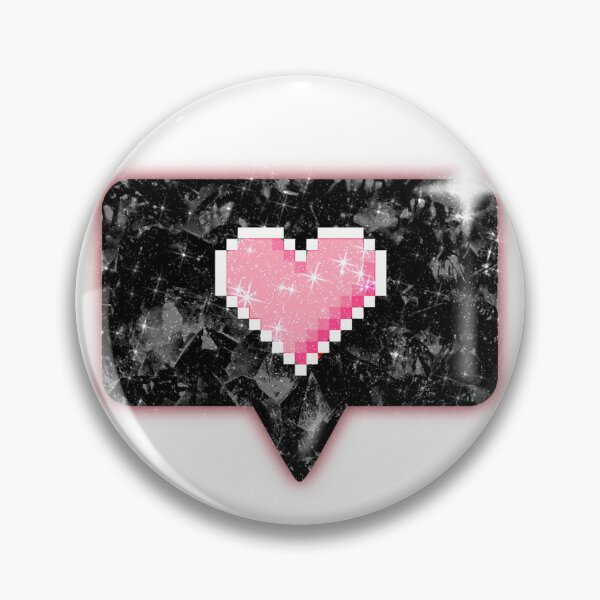 Item preview, Black Speech Icon Pink Heart Like Button Love Social Media designed and sold by Jolly-Yosei.