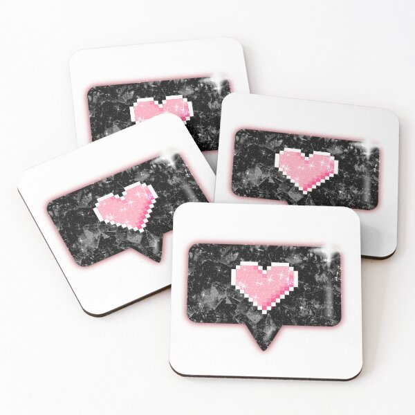 Item preview, Black Speech Icon Pink Heart Like Button Love Social Media designed and sold by Jolly-Yosei.