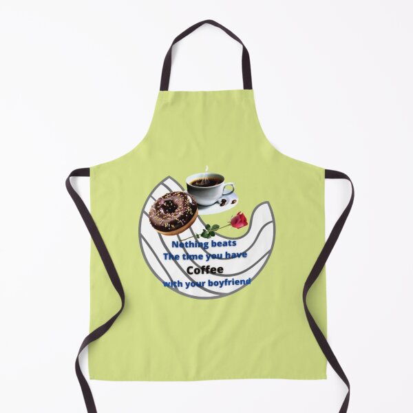 Item preview, nothing beats the time you have coffee with your boyfriend, All Things is Possible With Coffee, funny coffee motivation, Donut coffee morning designed and sold by Nicedeco.