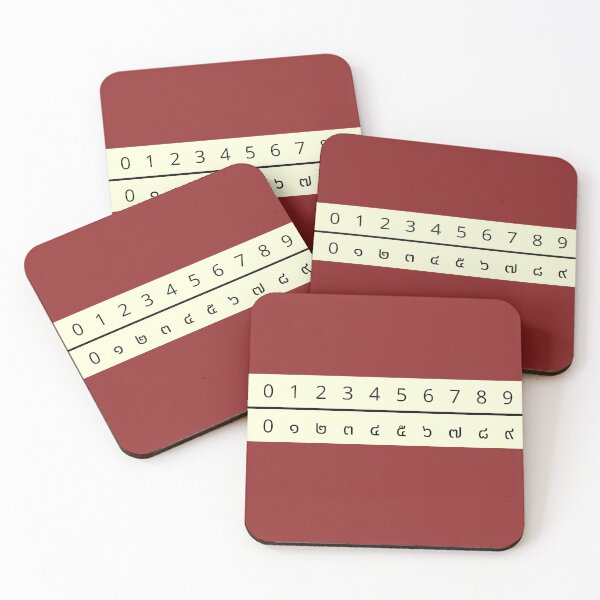 Item preview, Thai and Arabic Numbers designed and sold by MelloHDesigns.