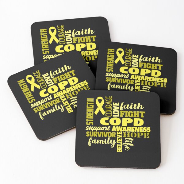 Item preview, COPD Awareness - Strength Courage Faith Hope Love Fight Support Survivor Family Life Believe designed and sold by Hilten.