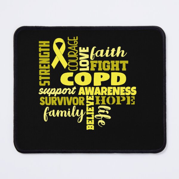 Item preview, COPD Awareness - Strength Courage Faith Hope Love Fight Support Survivor Family Life Believe designed and sold by Hilten.