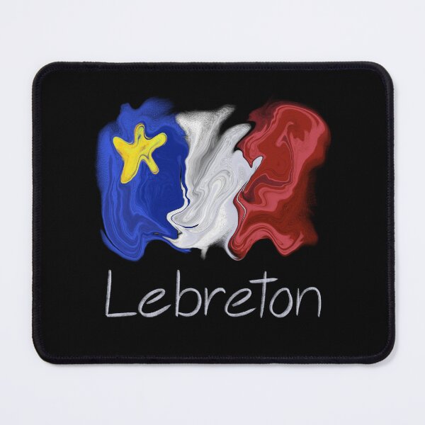 Item preview, Acadian Flag pastel liquid Lebreton - Drapeau acadien liquide pastel Lebreton designed and sold by ColoursOfFrance.