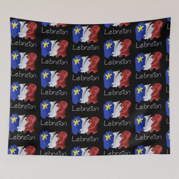 Item preview, Acadian Flag pastel liquid Lebreton - Drapeau acadien liquide pastel Lebreton designed and sold by ColoursOfFrance.