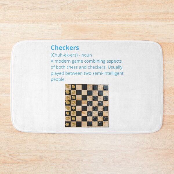 Item preview, Funny Checkers and Chess Game Board Definition Edit Photoshopped designed and sold by Lu &  Partners.