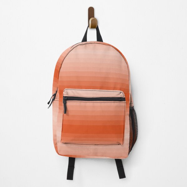 Item preview, horizontal stripes pattern design in ubuntu orange palette designed and sold by Becky Hunter.