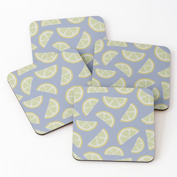 Item preview, Patrón de limón cítrico azul y amarillo. designed and sold by Thegentleshop.