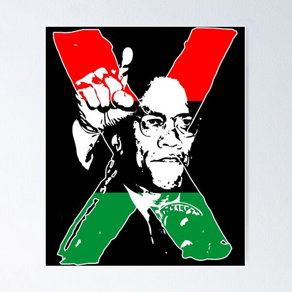 Artikelvorschau, Malcolm X - Black Lives Matter-Bewegung entworfen und verkauft von RicardoPerdro.