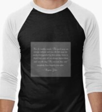 It's all terribly simple - a Rupert Giles quote Men's Baseball ¾ T-Shirt