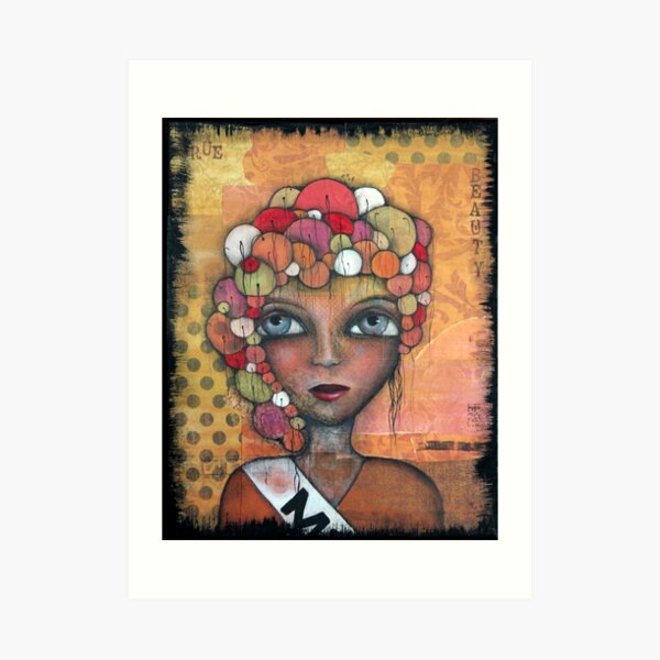 True Beauty Original art by Angieclementine Art Print