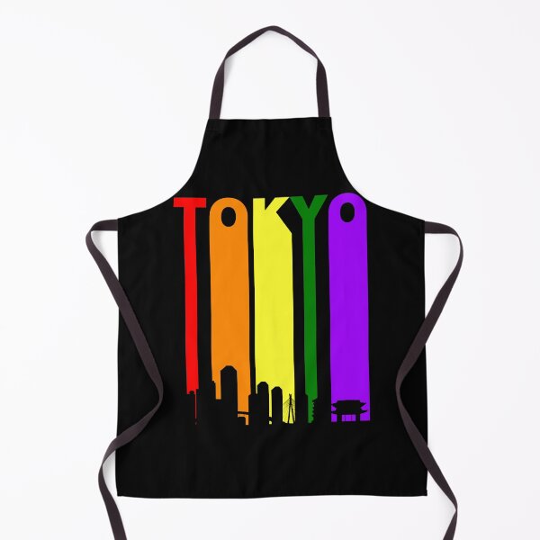 Item preview, Tokyo Japan Rainbow Skyline LGBT Gay Pride designed and sold by RicardoPerdro.