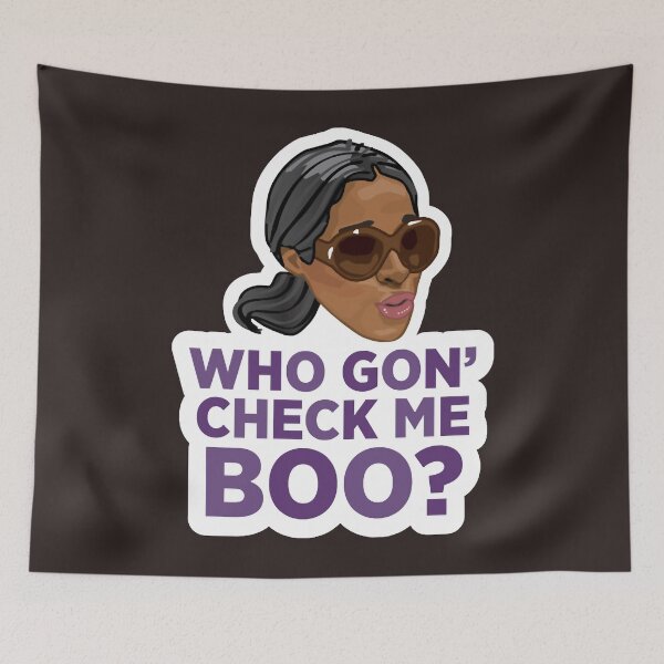 Item preview, Who Gon Check me Boo designed and sold by RicardoPerdro.