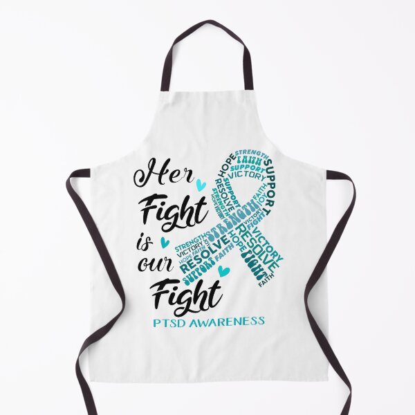 Item preview, PTSD Warrior, Her Fight is our Fight PTSD Awareness designed and sold by Greggwillard.