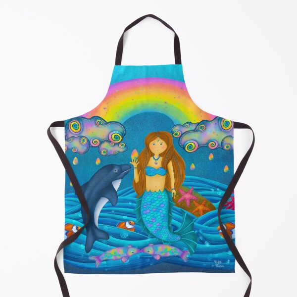 Item preview, Mermaid and Ocean Friends in Rainstorm designed and sold by HushTheMoon.