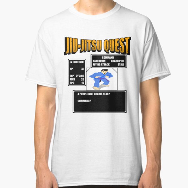 Jiu Jitsu Quest BJJ MMA Retro gaming shirt Classic T-Shirt