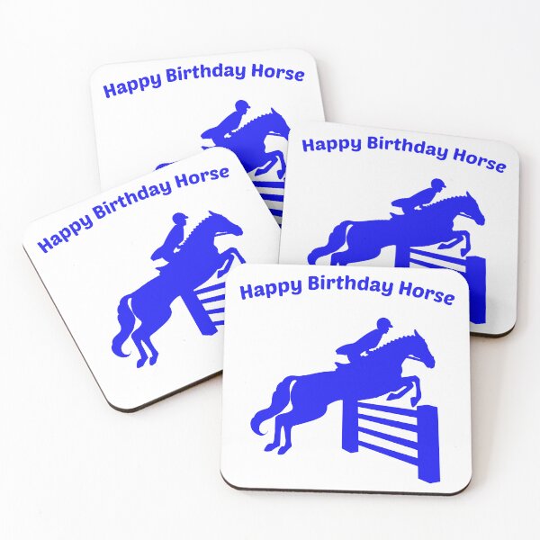 Artikelvorschau, Alles Gute zum Geburtstag Horse Hunter Jumper, Tierliebhaber entworfen und verkauft von Designista436.