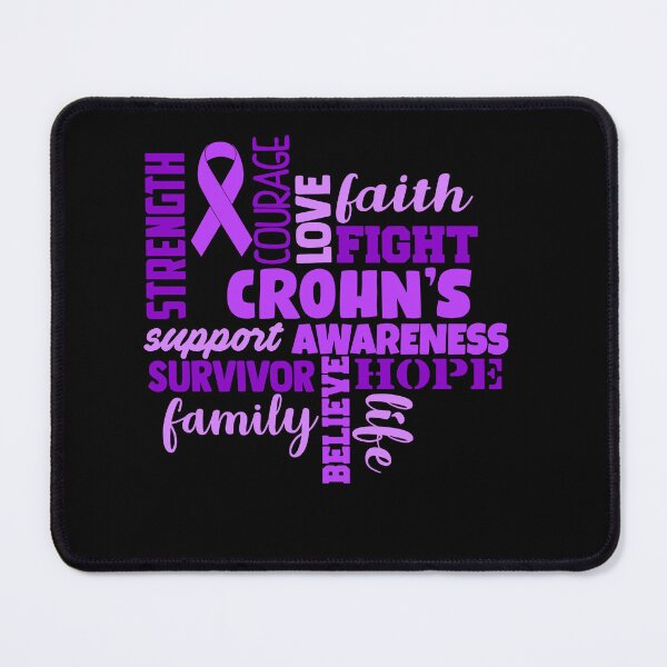 Item preview, Crohn's Awareness - Strength Courage Faith Hope Love Fight Support Survivor Family Life Believe designed and sold by Hilten.