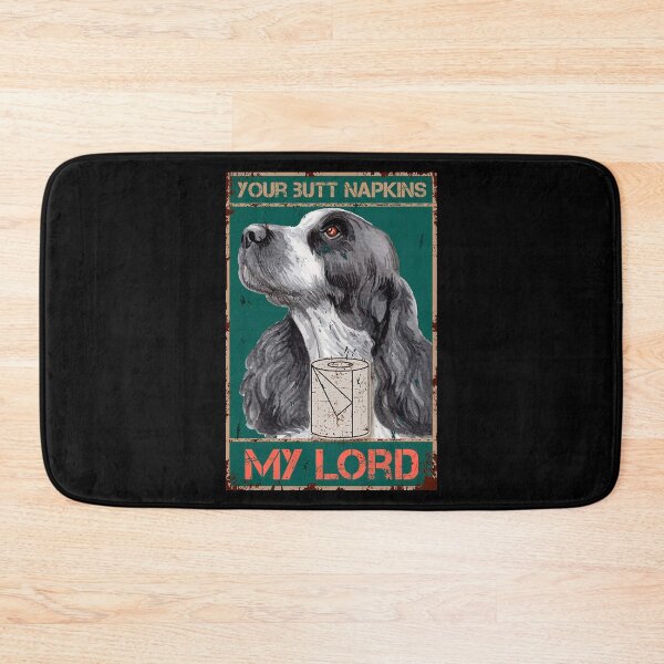 Item preview, The Vintage Your Butt Napkins My Lord Poster Dog Tissue designed and sold by Donna Gomez.