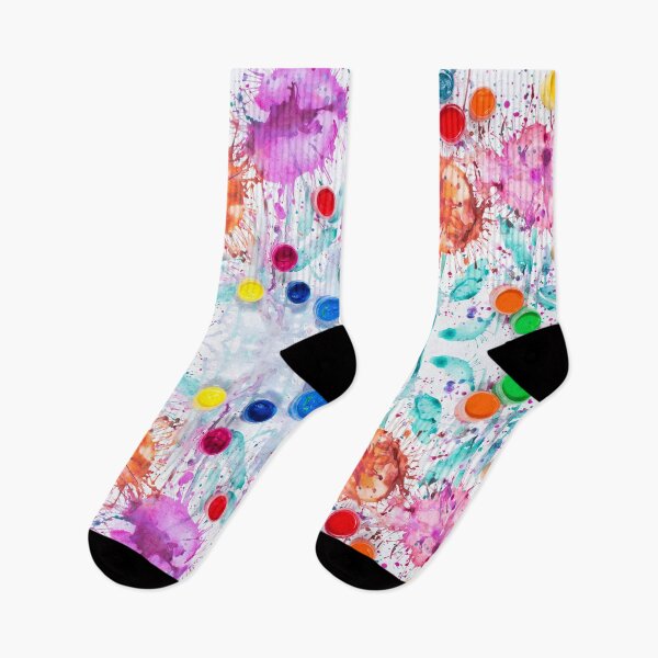 Artikelvorschau, Malen Sie Splatter-Blumenspritzen-nahtloses Muster entworfen und verkauft von Designs By YL.
