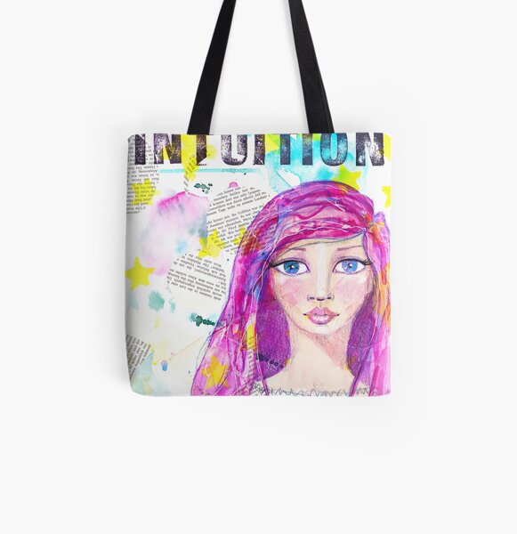 Intuition Allover-Print Tote Bag